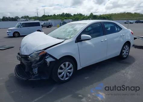 2016 Toyota Corolla Le z USA, uszkodzony, nr VIN 2T1BURHE4GC544423
